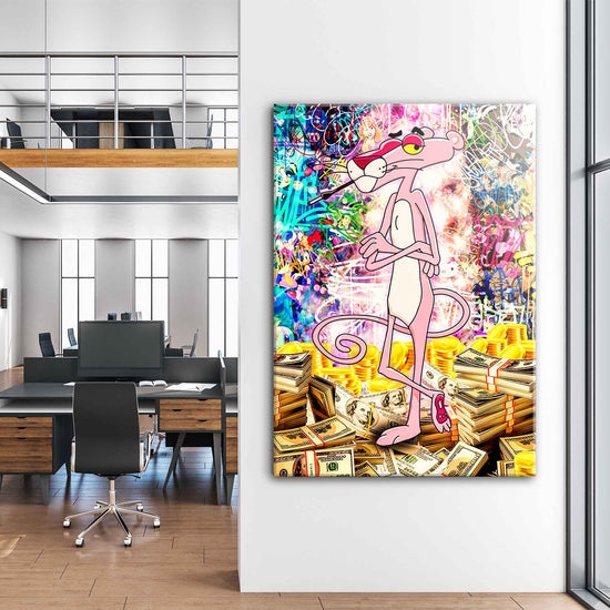 Successful Pink Panther Canvas 
