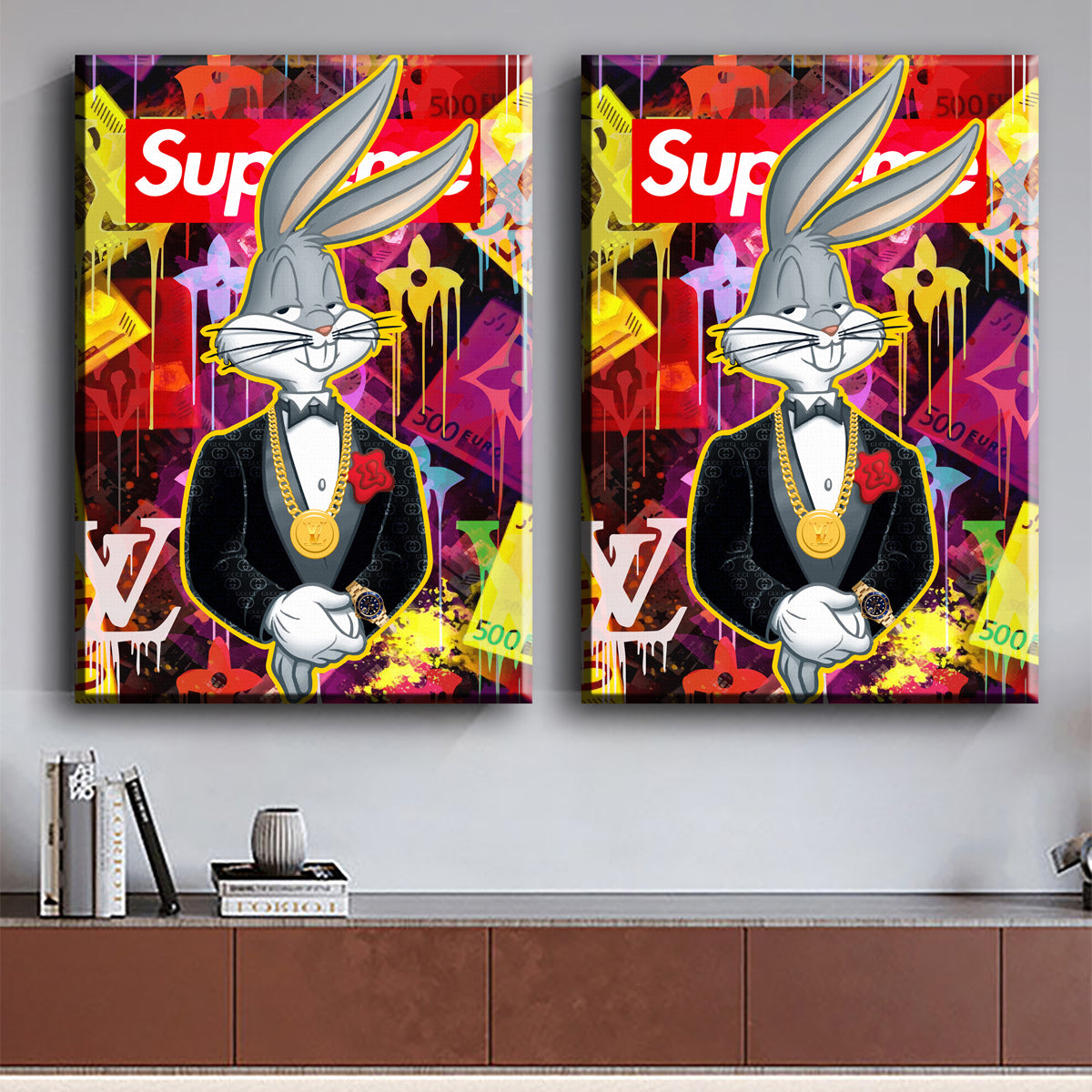 Sumpreme Micky Canvas 