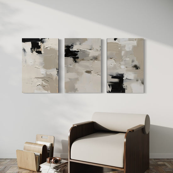 TIDAL DUST SET OF 3 WALL ART 
