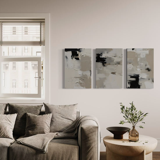TIDAL DUST SET OF 3 WALL ART 