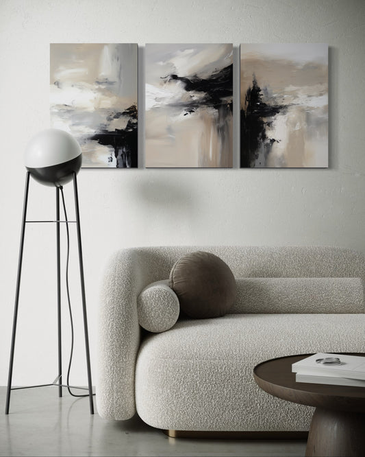 TRANQUIL DRIFT SET OF 3 WALL ART 