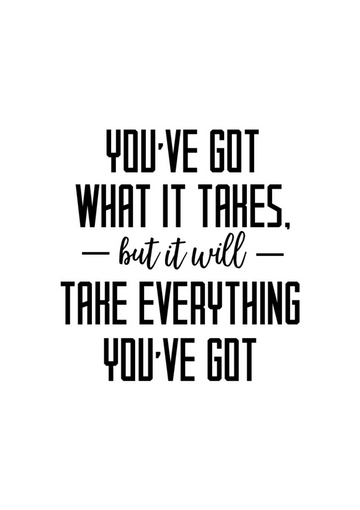 Take Everything You've Got Canvas
