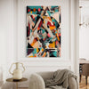 Technicolor Tempest Abstract Canvas