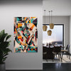 Technicolor Tempest Abstract Canvas - Blanq Canvas