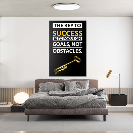 The Key To Success Canvas 