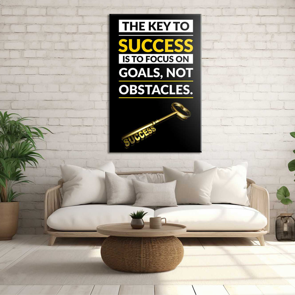 The Key To Success Canvas 