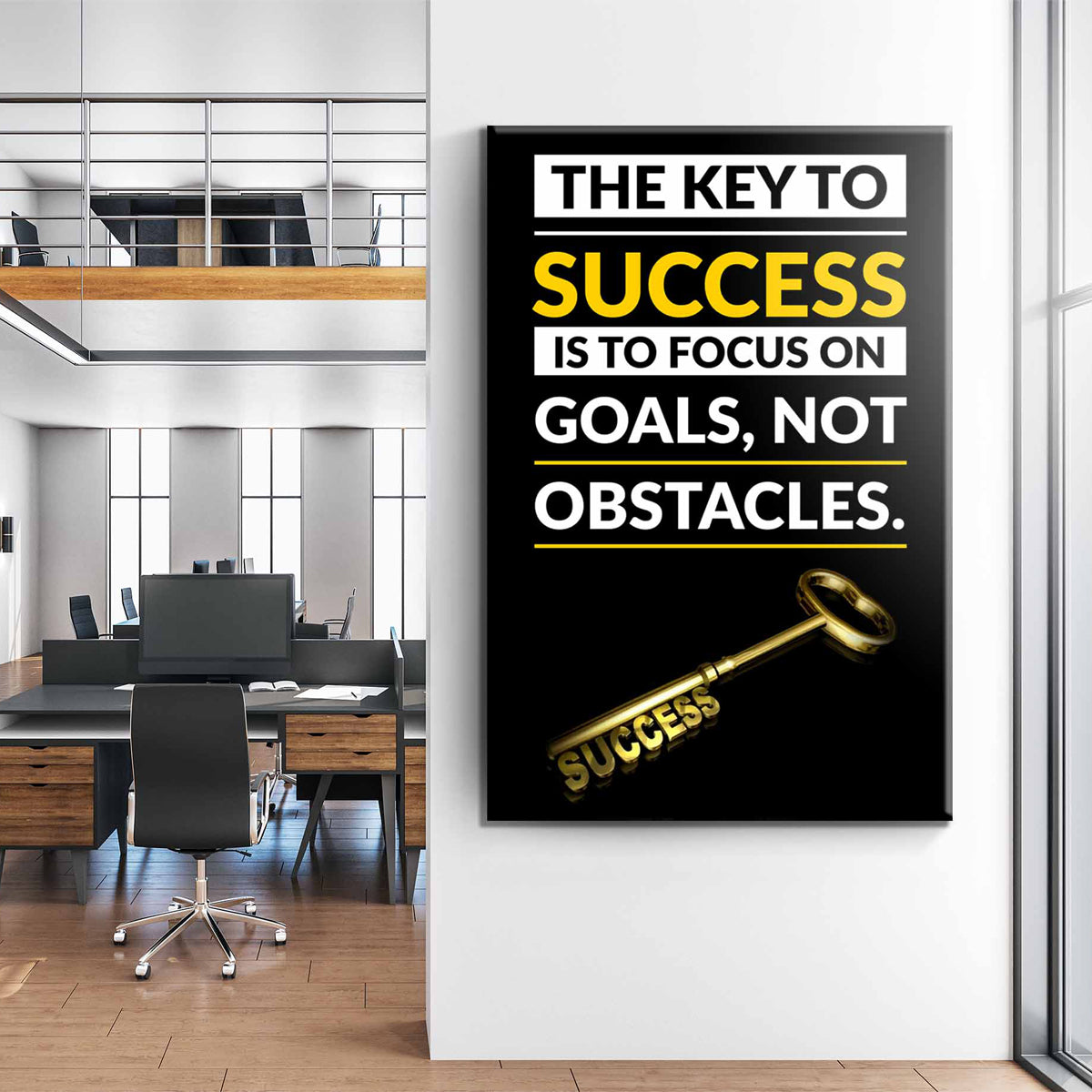 The Key To Success Canvas 