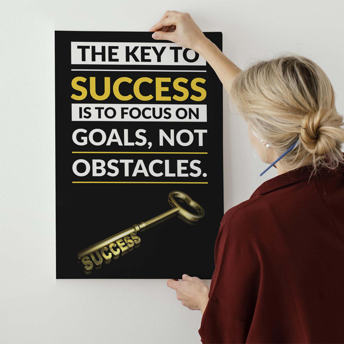 The Key To Success Canvas 
