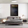 The Rules Of Life Canvas - Blanq Canvas