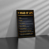 The Rules Of Life Canvas