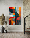 Tropical Fusion Abstract Canvas