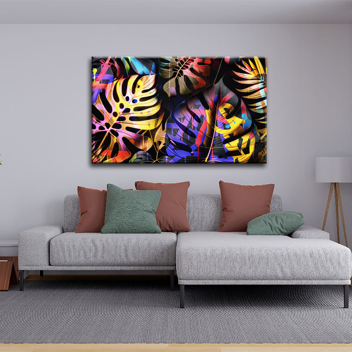 Zebra Cameo Canvas 